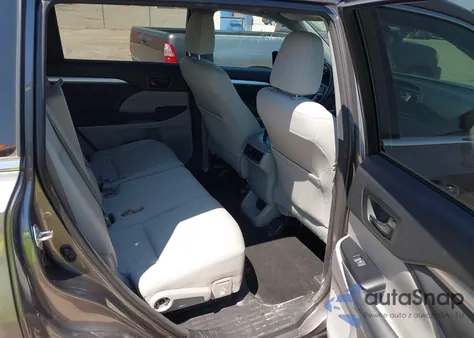 2014 Toyota Highlander Le from USA, damaged, VIN 5TDZARFH4ES008340